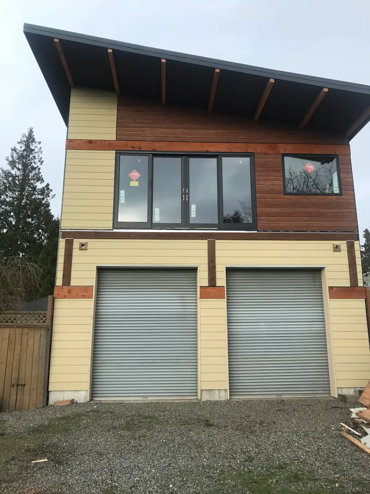 Modern residential siding project completed by DOM Construction in the Seattle metro area